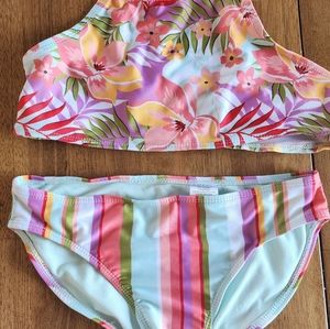 2 piece adorable tropical bathing suit